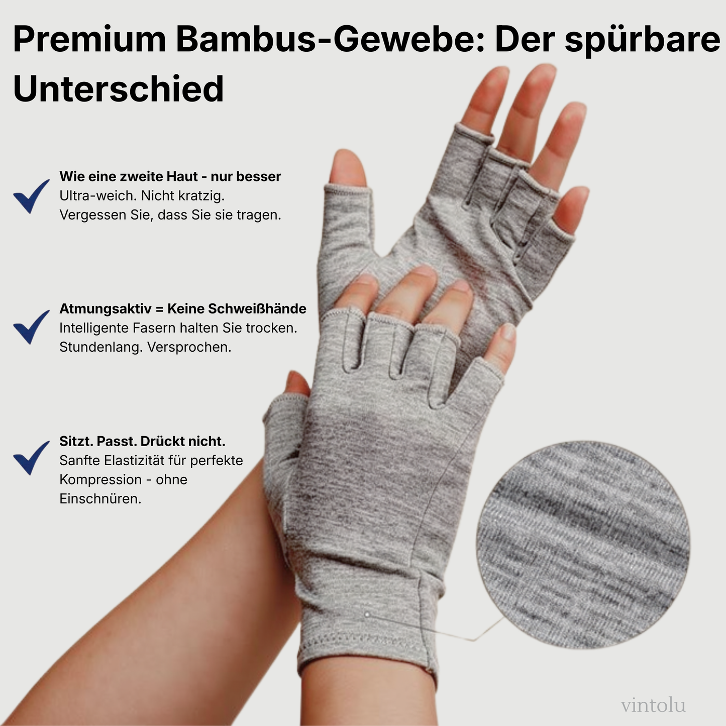 Bambus-Gelenkaktiv-Handschuhe