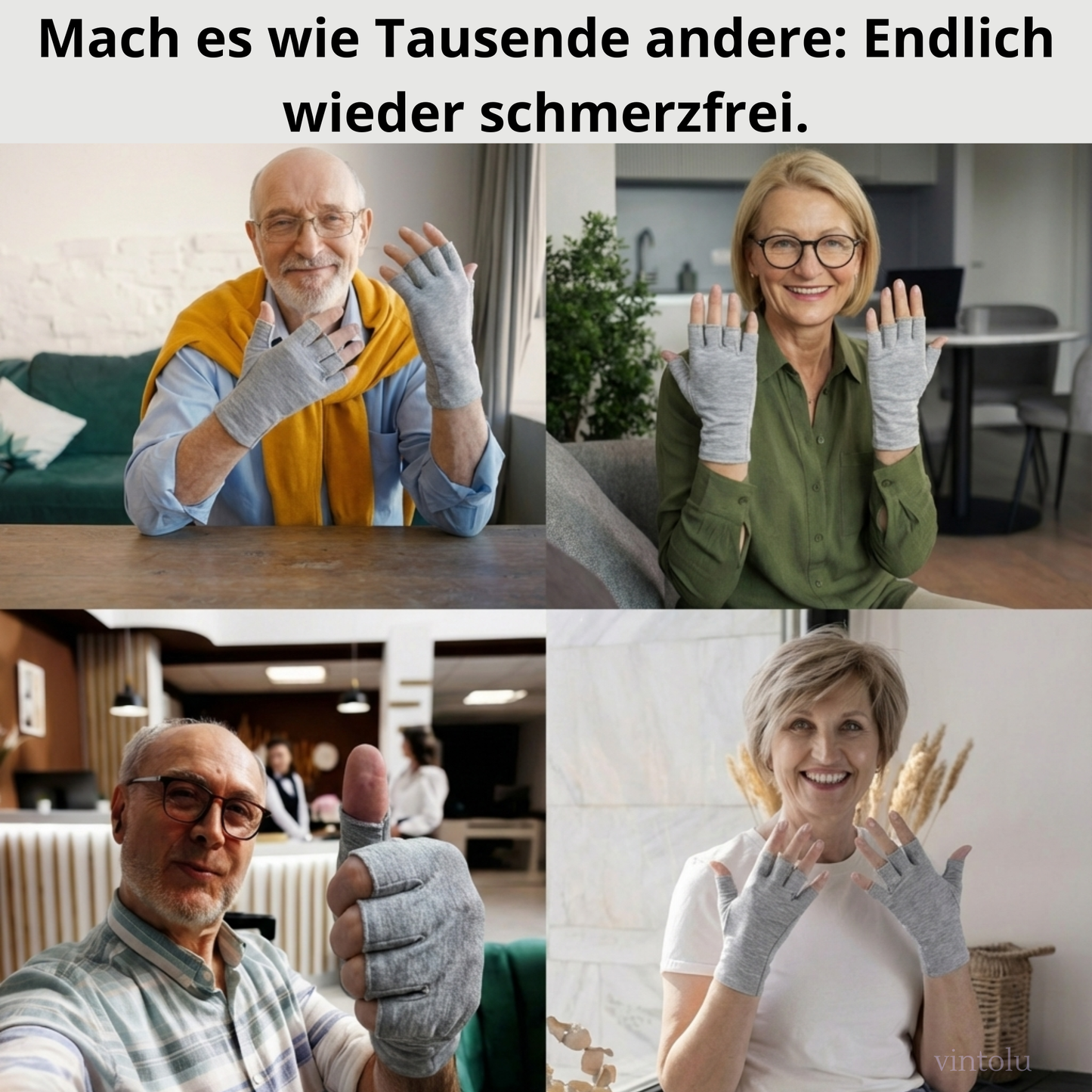 Bambus-Gelenkaktiv-Handschuhe